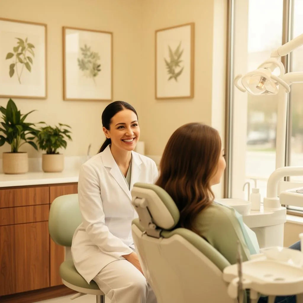 A dental consultation